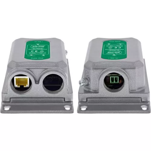 PoE+ Medienkonverter Outdoor IP67 IK10, RJ45/SFP, 1 Gb/s