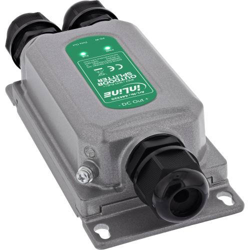 Preview: PoE++ Splitter Outdoor IP67 IK10, 60 W, 12 V, 1 Gb/s