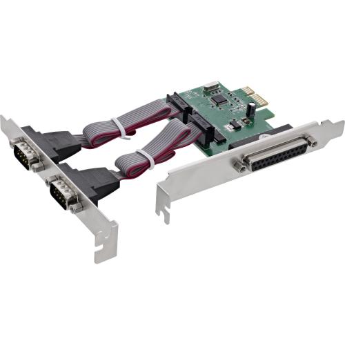 Preview: PCIe Karte 2x RS-232, 1x Parallelport IEEE 1284