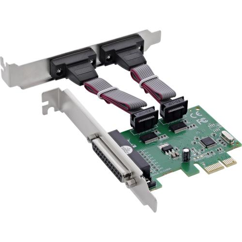 Preview: PCIe Karte 2x RS-232, 1x Parallelport IEEE 1284