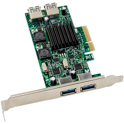 Preview: USB 3.2 Gen.1 PCIe Karte, 4-Port intern/extern
