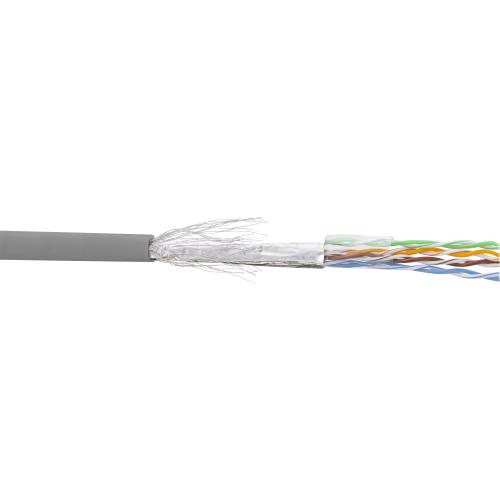 Preview: Cat.5E Patchkabel Meterware, SF/UTP, AWG26, PVC, 100 m
