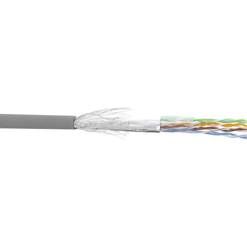 Cat.5E Patchkabel Meterware, SF/UTP, AWG26, PVC, 100 m