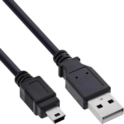 Mini-USB Kabel USB 2.0 – USB-A Stecker auf Mini-B Stecker