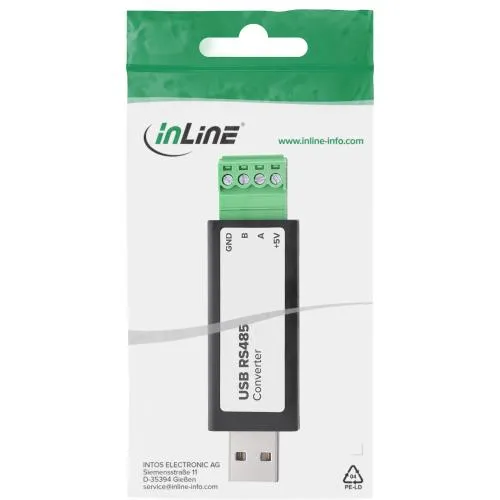 USB zu RS485 Konverter, FTDI FT232RNL, USB-A auf Schraubklemme