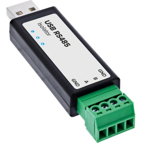 USB zu RS485 Konverter mit Isolator, USB-A auf Schraubklemme