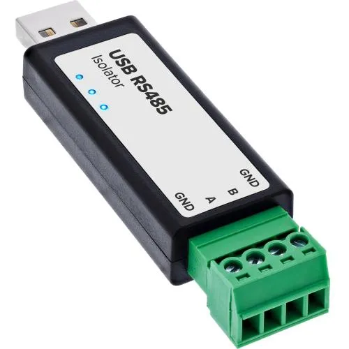 USB zu RS485 Konverter mit Isolator, USB-A auf Schraubklemme