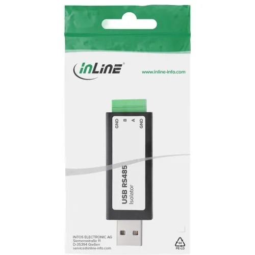 USB zu RS485 Konverter mit Isolator, USB-A auf Schraubklemme