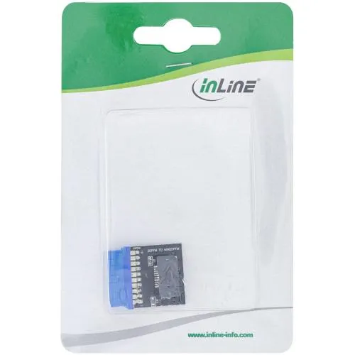Interner USB-Adapter, 19-pol. USB-3.0-Header auf Key-A Frontpanel