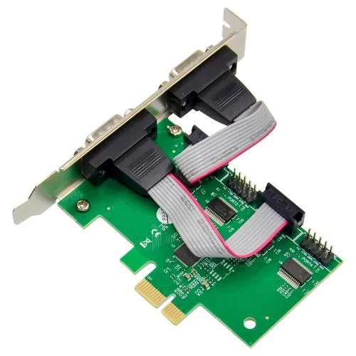 PCIe x1 Schnittstellenkarte mit 4x RS-232 (seriell), Low Profile