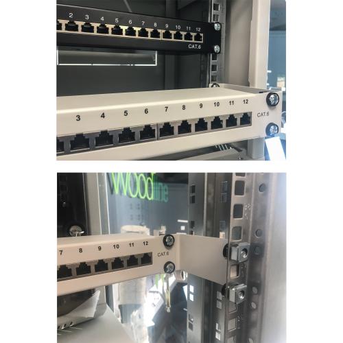 Preview: Schienentiefenadapter 19" 1HE Triton RAC-DR-X22-X1 2 Stück 10cm