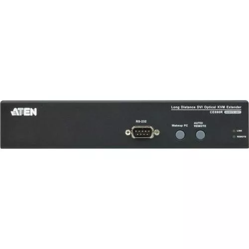 ATEN CE690 Konsolen Extender DVI über LWL USB RS232 mit Audio max. 20km via Glasfaser