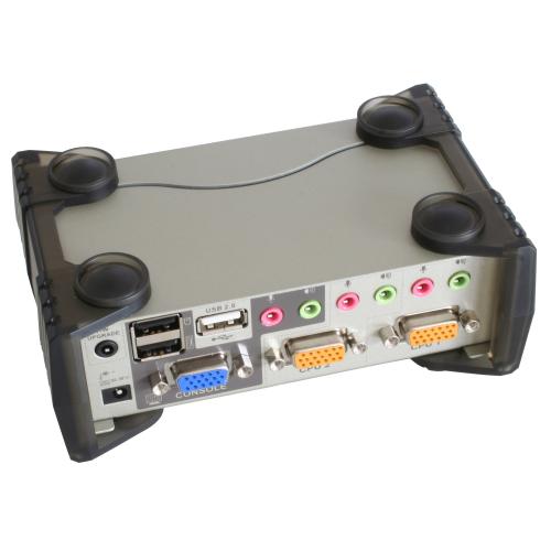 ATEN CS1732B KVMP Switch 2fach VGA USB PS/2 Audio OSD