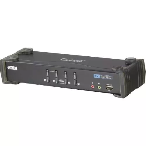 ATEN CS1764A CubiQ KVMP Switch 4fach DVI USB Audio