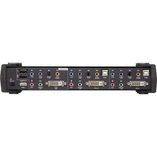 ATEN CS1782A CubiQ KVMP Switch 2fach DVI USB 2.0 Audio 7.1