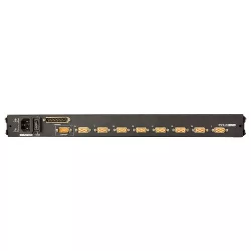ATEN CL5708M KVMP Switch 8fach mit 17" Display USB PS/2 19" Rackmontage DE Layout