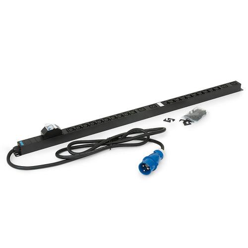 Triton RAB-PD-X53-A1 Vertikale Steckdosenleiste 20x C13, 4x C19, CEE 32A Stecker