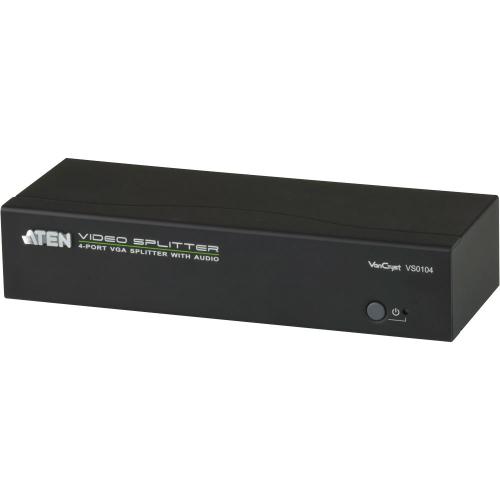 ATEN VS0104 Video Splitter VGA Audio 4Port Verteiler 450 MHz