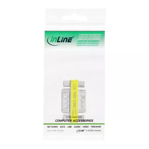 InLine® Mini Gender Changer 9pol Stecker / Stecker