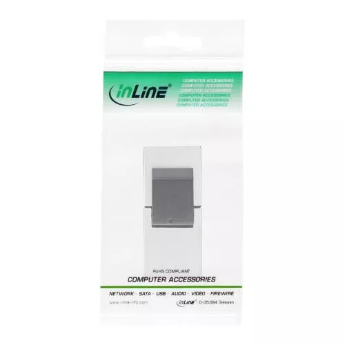 RJ45 Keystone-Modul Cat.5e, Buchse/Buchse, Snap-In, ungeschirmt