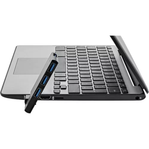 InLine® 180 Twist Hub USB 3.0 4 Port drehbar schwarz