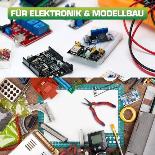 InLine® Elektronikzangen Set 8teilig