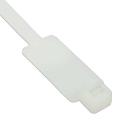 Kabelbinder mit Markierfeld – 200 mm × 4,8 mm – 100 Stück