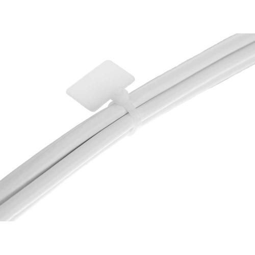 Kabelbinder mit Markierfeld außen – 100 mm × 2,5 mm – 100 Stück