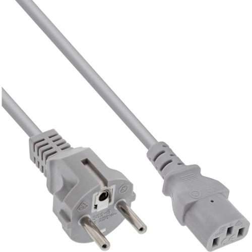 Preview: Kaltgerätekabel C13 – Schutzkontaktstecker gerade