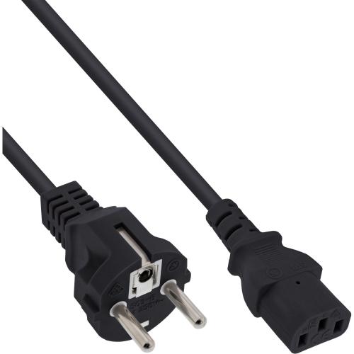 Preview: Kaltgerätekabel C13 – Schutzkontaktstecker gerade