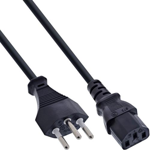 Netzkabel Schweiz auf C13 – 10 A