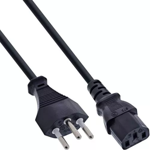 Netzkabel Schweiz auf C13 – 10 A