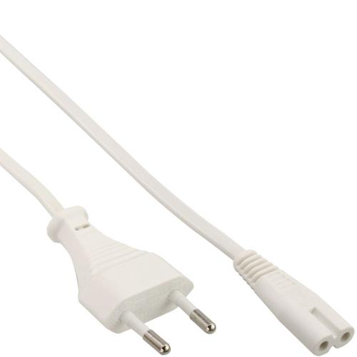 Preview: InLine® Netzkabel, Netzstecker auf Euro 8 C7 Stecker