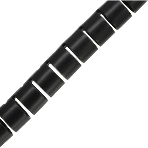 Flexibler Kabelschlauch – 10 m – Ø 28 mm – Schwarz – inkl. Einzugshilfe