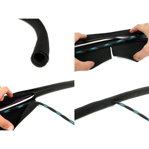 Preview: Label The Cable Tube LTC 5110 Kabelschlauch 2 Meter schwarz