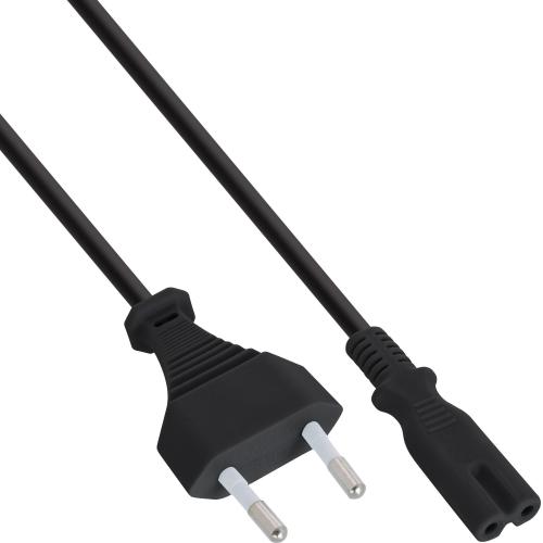 Preview: Netzkabel C7 – Eurostecker auf Euro-8