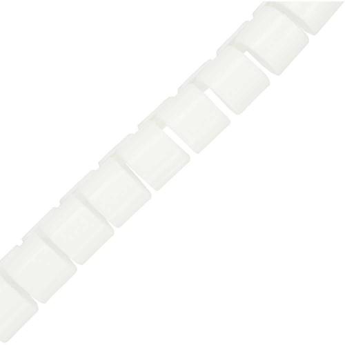 Flexibler Kabelschlauch – 10 m – Ø 15 mm – Weiß – inkl. Einzugshilfe
