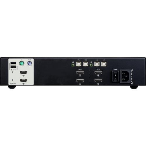 ATEN CS1142H KVM Secure Switch 2fach HDMI Dual Display USB Audio