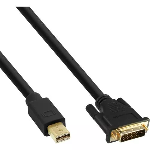 Mini DisplayPort auf DVI-D Konverterkabel Full HD, schwarz
