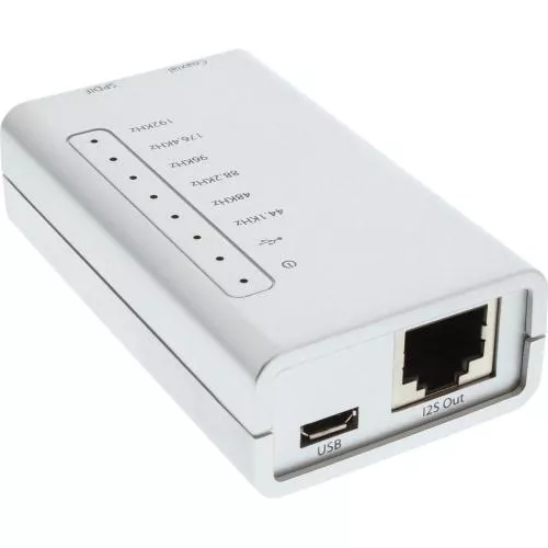 InLine® USB HD Audio Adapter USB HiFi zu Digital Coax Toslink I2S Audio Konverter
