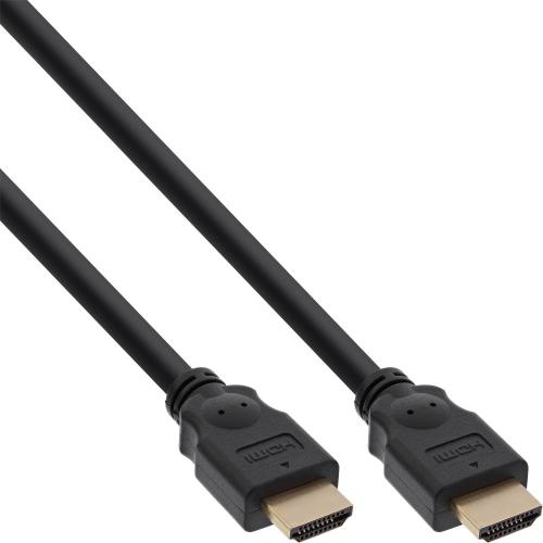 HDMI Kabel – High Speed, HDMI-A Stecker auf Stecker, vergoldete Kontakte, schwarz