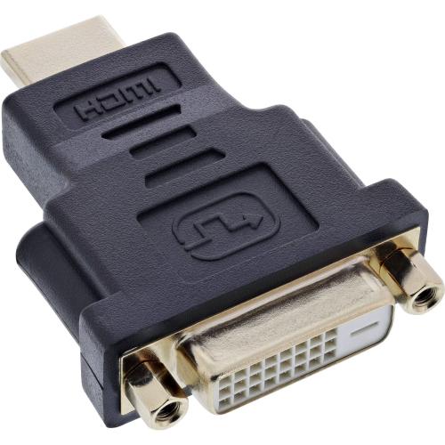 Preview: HDMI-DVI Adapter 4K – HDMI A Stecker auf DVI-D Buchse