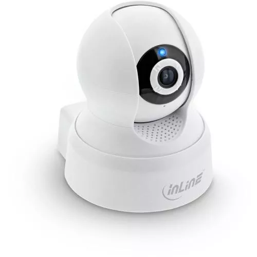 InLine SmartHome Kamera innen HD Bewegungserkennung Schwenk Neigbar
