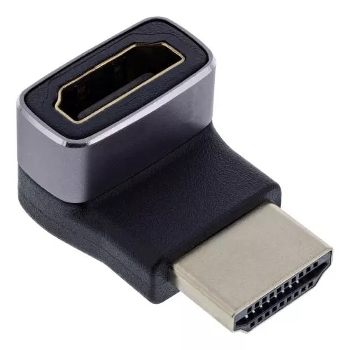 HDMI Winkeladapter 8K UHD – HDMI A Stecker auf Buchse, 90° oben