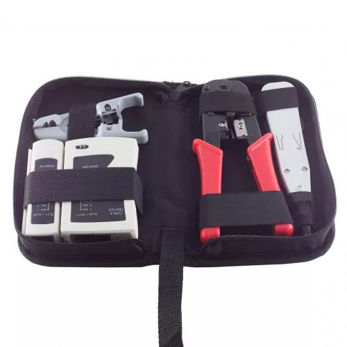 Netzwerk-Werkzeugset für RJ45-Installation – 4-teilig mit Tasche