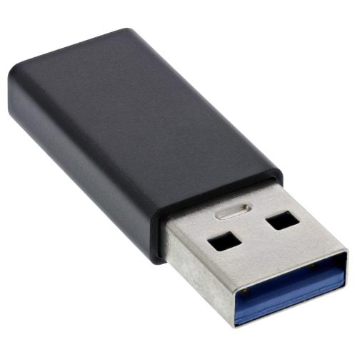 USB 3.2 Gen.2 Adapter – USB-A Stecker auf USB-C Buchse, 10Gb/s, 15W PD