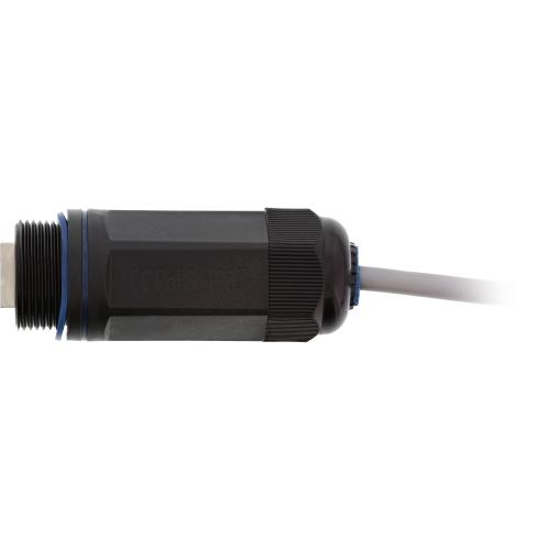 Preview: RJ45-Outdoor-Kupplung Cat.6, IP67, geschirmt, 2x RJ45 Buchse