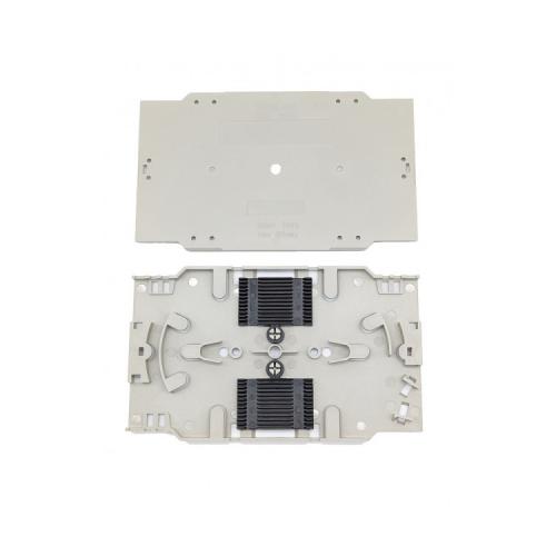 LWL Spleißkassette für 24 Fasern, inkl. 2× 12-fach Spleißhalter