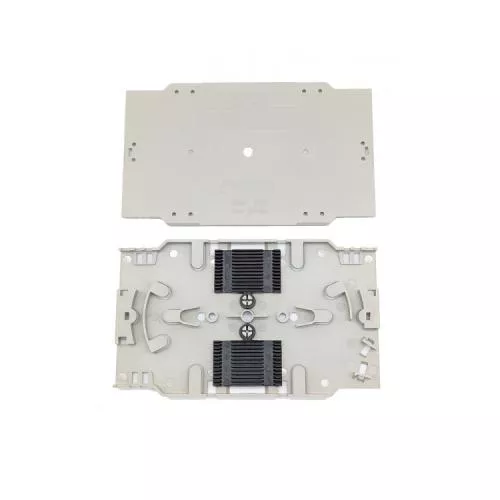 LWL Spleißkassette für 24 Fasern, inkl. 2× 12-fach Spleißhalter