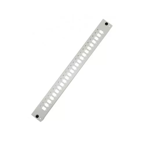 Frontblende für 19" LWL-Spleißbox 1 HE, 24x LC Duplex / SC / E2000 / LSH